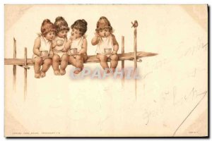 Old Postcard Fantasy Illustrator Child