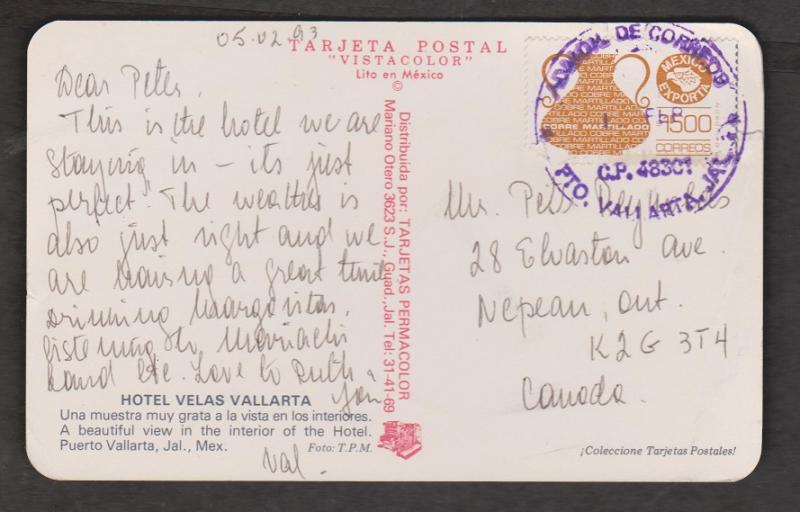 Hotel Velas Vallarta, Puerto Vallarta, Mexico - Used 1993 - Tiny Tear