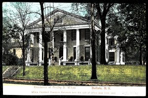 DOLLAR BOX - Ansley D Wilcox residence Buffalo NY - Buffalo News card - 1906