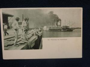 Watching the Steamboat - 1905