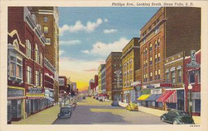 South Dakota Sioux Falls Phillips Avenue Looking South Curteich