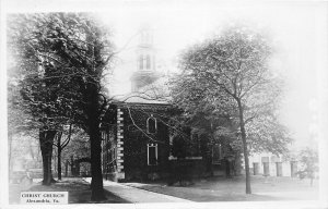 J67/ Alexandria Virginia RPPC Postcard c1930s Christ Church Building 304