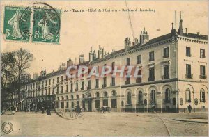 Postcard Old Tours Hotel L'Univers Boulevard Heurteloup