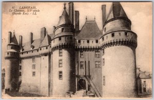 Langeais Le Chateau XV Siecle Facade Est. France Postcard