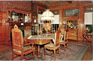 Italian Renaissance Dining Room in the Wilson Castle Proctor Vermont Postcard