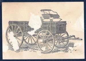 VICTORIAN TRADE CARD T&H Smith Co Spring & Farm Wagons