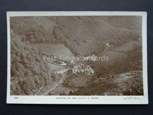 Devon HUNTERS INN & VALLEY - Old RP Postcard by Twiss Bros