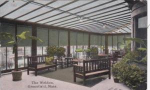 Massachusetts Greennfield The Weldon Hotel Sun Parlor