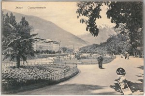 CARTOLINA d'Epoca - BOLZANO - MERANO : GISELAPROMENADE