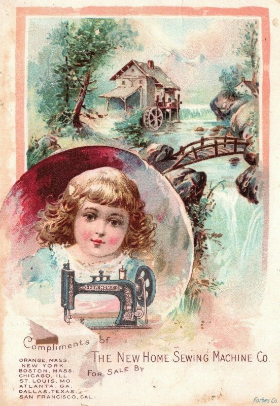 1880s90s The New Home Sewing Machine Co. A.D. Fife & Co. Pianos