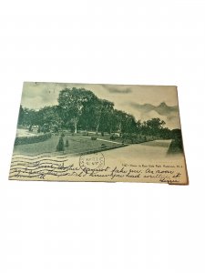 Postcard Antique View of East Side Park, Paterson , NJ.  L5