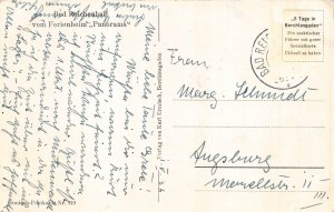 A072 Germany 1936 Bad Reichenhall Mountains Total View postcard