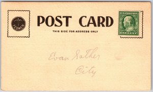 Brotherhood of American Yeomen Regular Meeting Letter to Correspondent Postcard