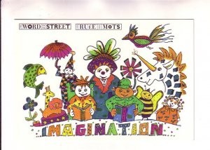 Unicorn, Bee, Fish, Clown, Giraffe, Lion Imagination, Word Street