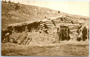 Postcard - The Construction Corps' Dining Room at the end of Tunnel No. 2 - Utah