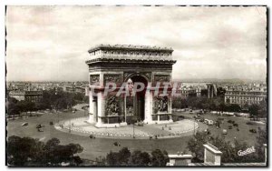 Old Postcard Paris Place I & # 39Etoile L & # Triumph 39Arc