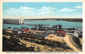 Mississippi River Power Plant Government Lock and Dry Dock Keokuk, Iowa