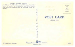 Postcard AERIAL VIEW SCENE Kenora Ontario ON AT3693
