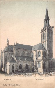 Germany Dueren St Annakirche Church vintage postcard B994