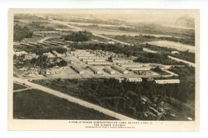 Canada - BC. Public Roads Administration Camp ca 1932, Alcan Highway  RPPC