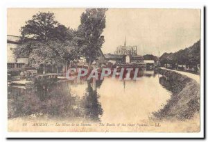 Amiens Old Postcard The River Somme