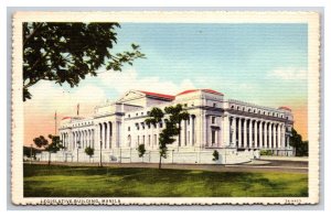 Legislative Building Manila Philippines UNP Linen Postcard M20