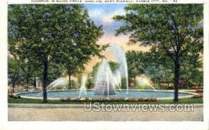 Fountain In Meyer Circle in Kansas City, Missouri