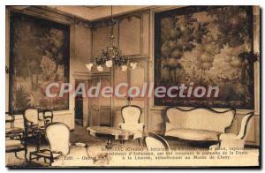 Postcard Old Boussac Interior Du Chateau Grand Salon