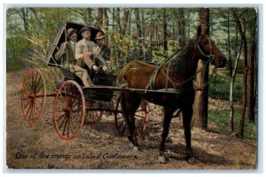 c1910 Murray Buggy Horse Carriage Wilber Murray Cincinnati Ohio Vintage Postcard