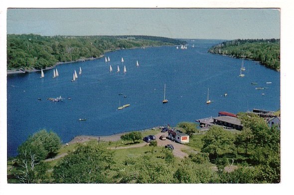 Sailboats, Northwest Arm, Halifax Nova Scotia, Used 1964