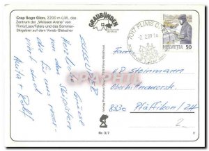 Postcard Modern Crap Sogn Gion