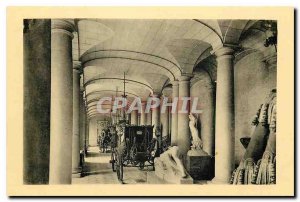 Postcard Old Chateau de Compiegne Hall of Columns