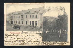 1906 KARDNSEBES GERMANY LICHTENECKER GERMAN MULTI VIEW VINTAGE POSTCARD