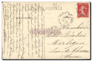 Longpont - the Basilica - The Portal - Old Postcard