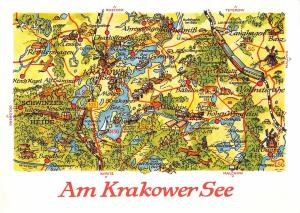 B98990 am krakower see   germany  maps cartes geographiques