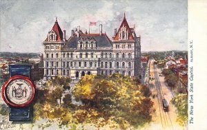 Early Tuck Pub. State Capitol, Seal, New York, Albany, Old Postcard