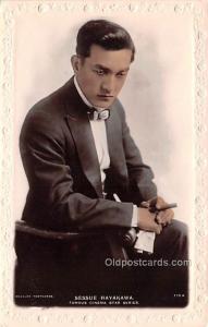 Sessue Hayakawa Movie Star Actor Actress Film Star Writing on back 