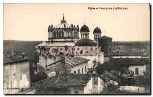 Postcard Old Church and Presbytere Ars Ain