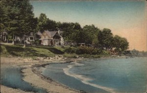 Chautauqua New York NY North Shore Summer Residences Vintage Postcard