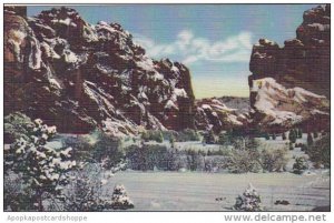 Colorado Pike Peak Region Interior Of The Garden Of The Gods In Winter