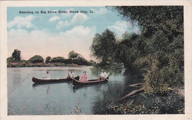 Iowa Sioux City Canoeing On Big Sioux River