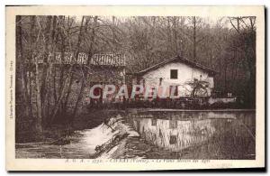 Old Postcard Civray Le Vieux Moulin of Ages