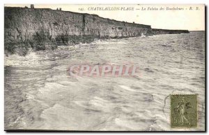 chatelaillon Old Postcard Cliff Boucholeurs