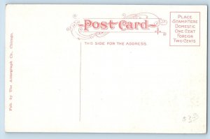 Cedar Rapids Iowa IA Postcard The Cedar River Children & Buildings c1910s Trees