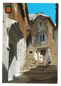 Morocco Chaouen Medaka Street FiSA 4X6 North Africa Postcard