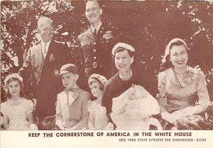 Dwight Eisenhower View Postcard Backing 