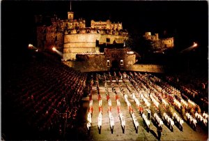 Scotland Edinburgh Military Tattoo On The Castle Esplanade