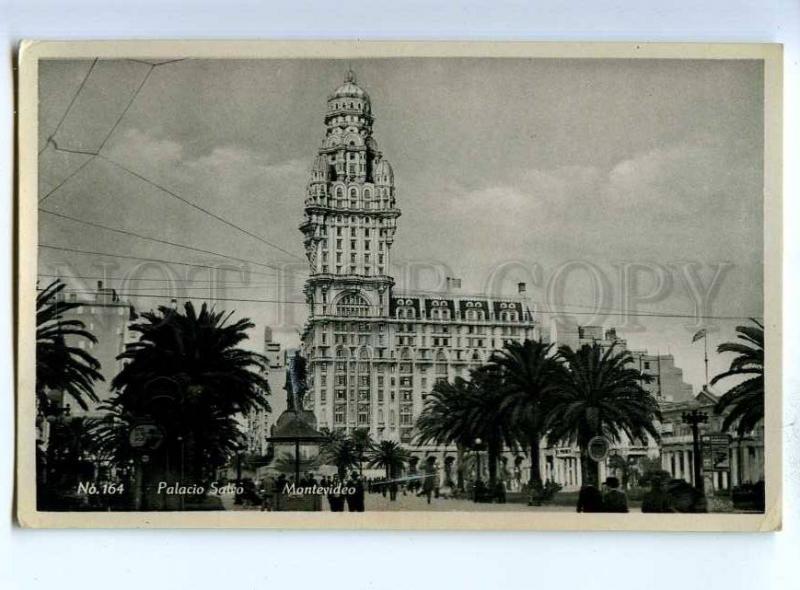 192215 Uruguay MONTOVIDEO Palacio Salvo Vintage photo postcard