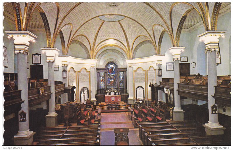 Cathedral of the Holy Trinity, Interior View, QUEBEC CITY, Quebec, Canada, 40...