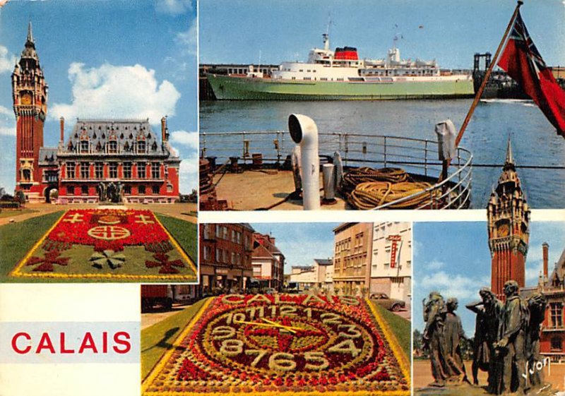 L'Hotel de Ville et son Beffroi Calais France 1975 | Europe - France ...